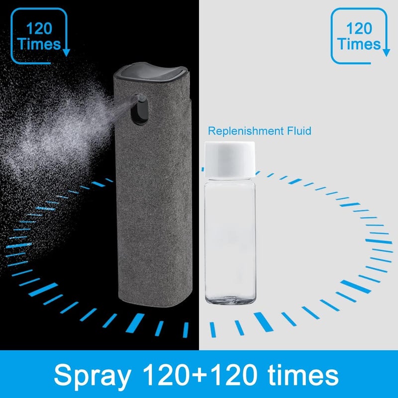 walrfid Screen Cleaner Touchscreen Mist Spray, Cleaning Kit for Electronic Smart Phone TV, Laptop, Tablet, PC, Computer Monitor LCD Flat Screens, Eyeglasses, Compatible with iPhone iPad MacBook Pro - Image 5